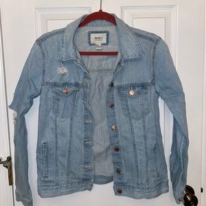 Distressed Denim Jacket